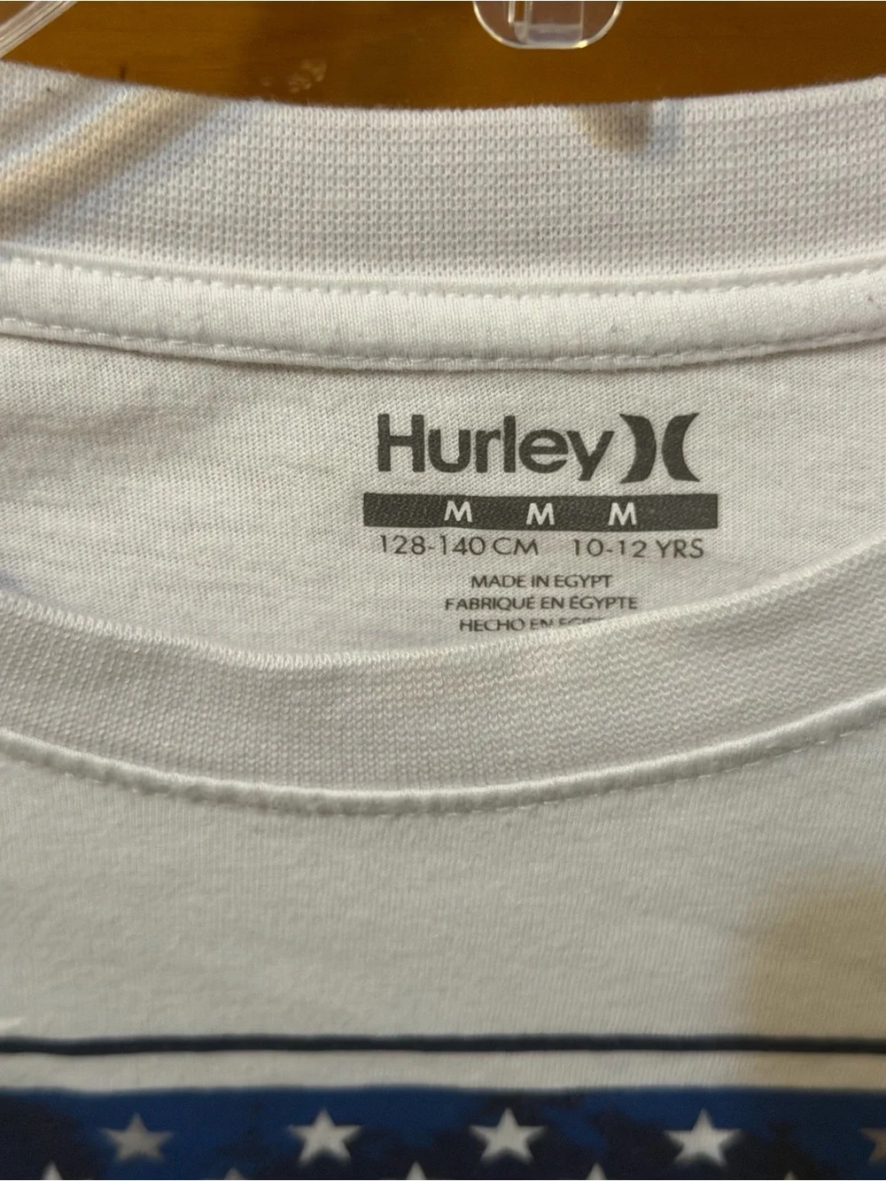 Hurley Boys White Flag Graphic Tee